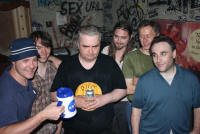 Daniel in Memphis with band members