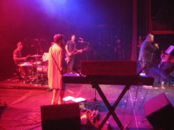 Daniel and Das Pop on stage