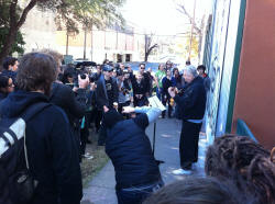 Daniel at the wall in Austin Texas Jan 22nd