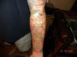 tatoo Monty Cline